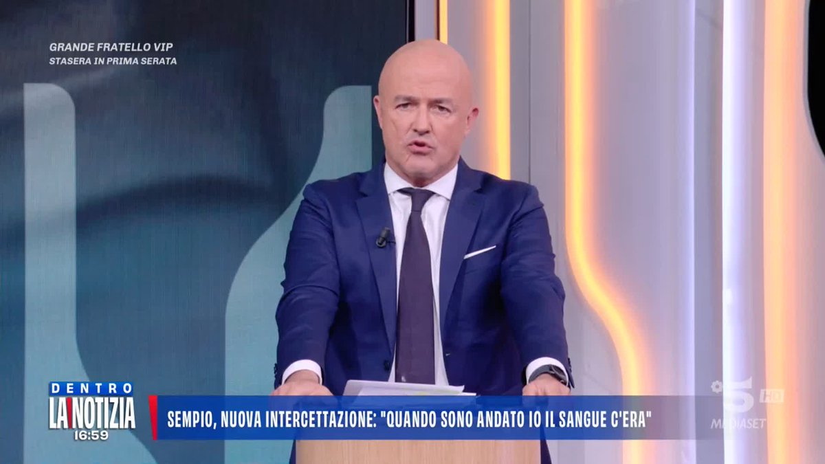 Nuova intercettazione di Andrea Sempio: "Quando sono andato io il sangue c'era". #DentrolaNotizia