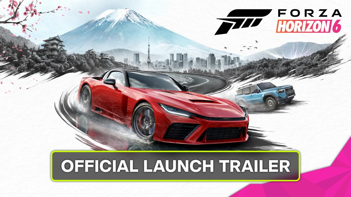 Discover the breathtaking landscapes of Japan in over 550 real-world cars and become a racing Legend in Forza Horizon 6. Coming to Xbox and PC on May 19, 2026; coming to PlayStation in 2026. Pre-order now: