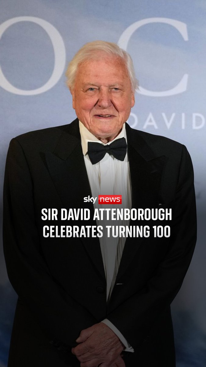 The King and Queen, and Sir David Beckham, have led birthday tributes celebrating Sir David Attenborough’s 100th birthday. 🔗