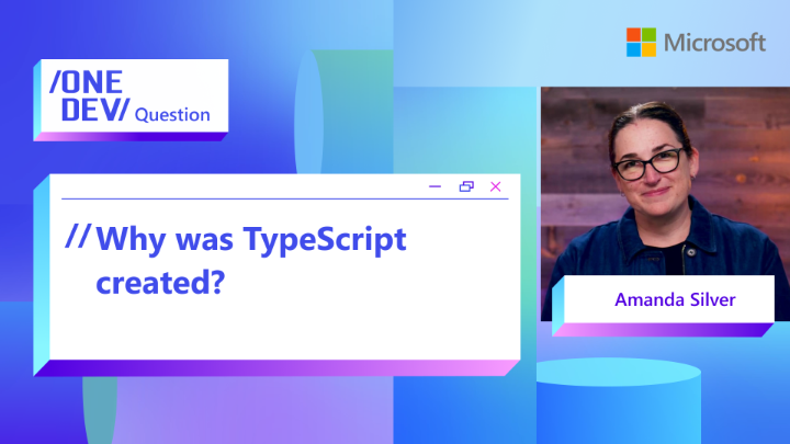 Why was #TypeScript created? Amanda Silver explains why Microsoft created the language to bring structure, scalability, and a better developer experience to large web apps. TypeScript repo: