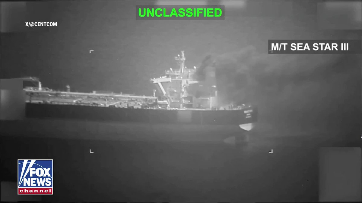 BREAKING: New CENTCOM video shows U.S. forces disabling two more vessels attempting to violate America’s Middle East naval blockade. The U.S. military says it “enforced blockade measures” against two Iranian-flagged tankers that tried to enter an Iranian port in violation of the ongoing U.S. military action.