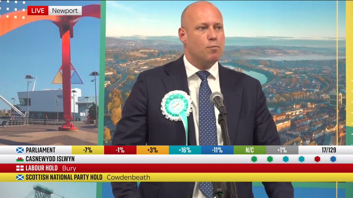 'We will put the people of Wales first.' Leader of Reform UK in Wales, Dan Thomas, speaks following the announcement that he won a seat in the constituency Casnewydd Islwyn in the Senedd Election. 📺Sky 501