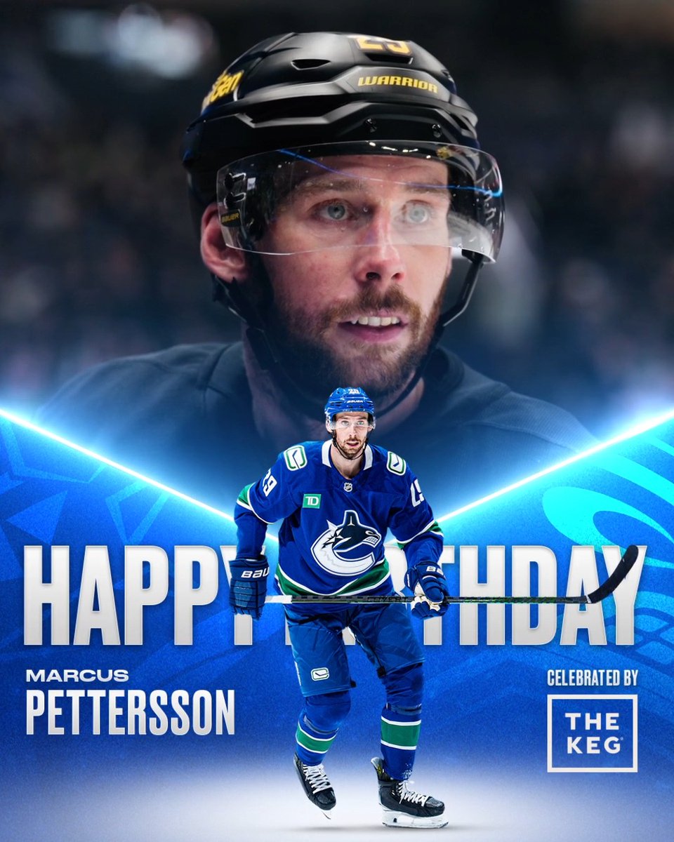 Happy birthday Marcus! 🥳 #Canucks | The Keg
