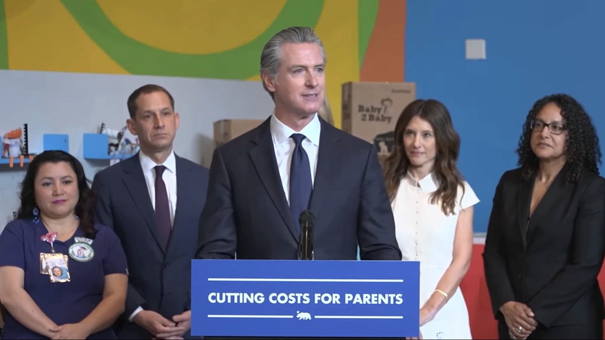 Starting this summer, California will provide babies born in our hospitals with 400 diapers. By partnering with @Baby2Baby, we're working to help California families focus on their newborns, not costs.