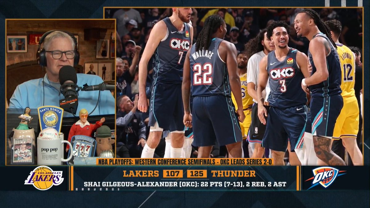 "When you're LeBron and you're 6'9" 260, if I hit you, you may not react – that's why he's theatrical. He has to sell it because it really doesn't affect him a lot of times." – DP recaps the #Lakers' loss to the #Thunder