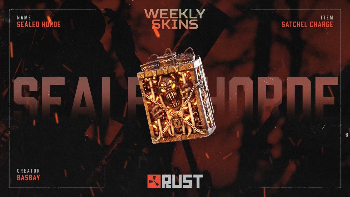 This week's batch of community skins is now live! ☠️☢️🔥 Available for a limited time only on the Steam Item Store. View the collection here: