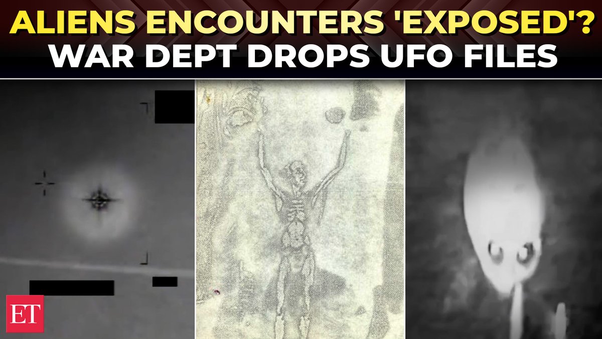 🛸📂 ‘Never-before-seen #Alien footage…’: #Trump admin reveals shocking #UFO docs, 'Time Americans see it' 👽🔍 🔴 Catch the day's latest news here ➠ 🗞️