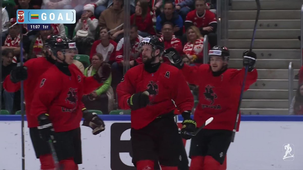 😮Paulius Gintautas😮 Lithuania making the powerplay count! 🇱🇹 #MensWorlds 1A #IIHF
