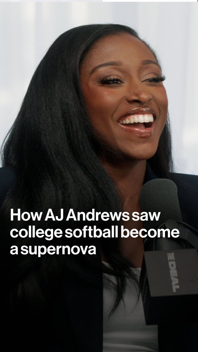 AJ Andrews tells @Arod how expanded TV coverage during her time at Louisiana State University helped fuel college softball’s rapid rise. More on this week's episode of The Deal