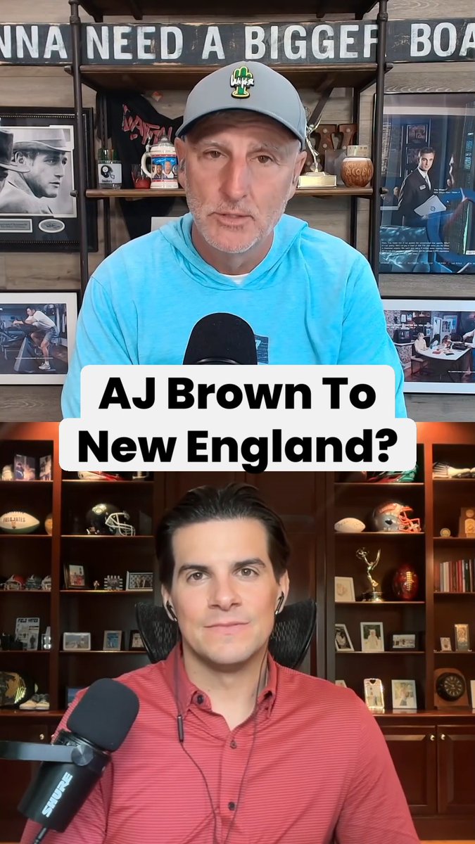 AJ Brown to New England is starting to feel more realistic. Field Yates says the Patriots still have an “AJ Brown-sized hole” on the roster, and the Eagles’ moves in the draft made it feel even more likely that they’re preparing for life without him. trey wingo Field Yates