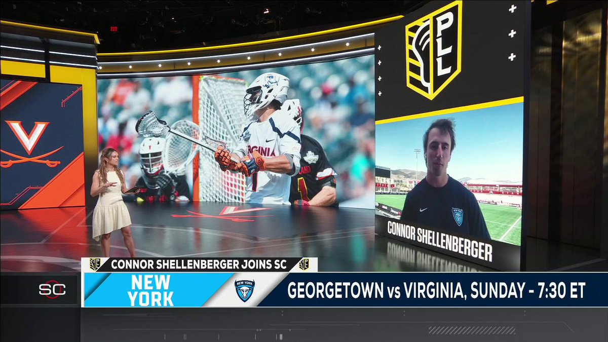 Connor Shellenberger joins SportsCenter ahead of the Premier Lacrosse League season opener to talk expectations for the year, coaching at University of Virginia Lacrosse, and his recent engagement 🔥