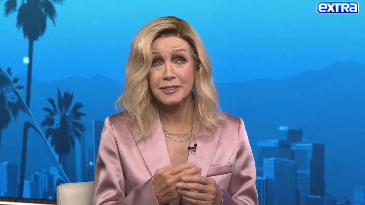 Iconic "Knots Landing" star Donna Mills, 85, talks clapping back at a comment about wearing "too much makeup" for her age. Full interview 🔗: