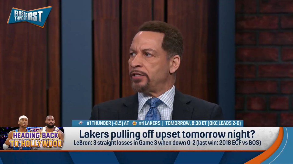 “I think JJ Redick’s comments, and maybe even Austin Reaves talking with the refs, will backfire. I think they ticked off OKC. I think OKC just feels like we’re better, give us the credit.” Chris Broussard doesn’t know if the Lakers can pull off the upset tomorrow night 👀