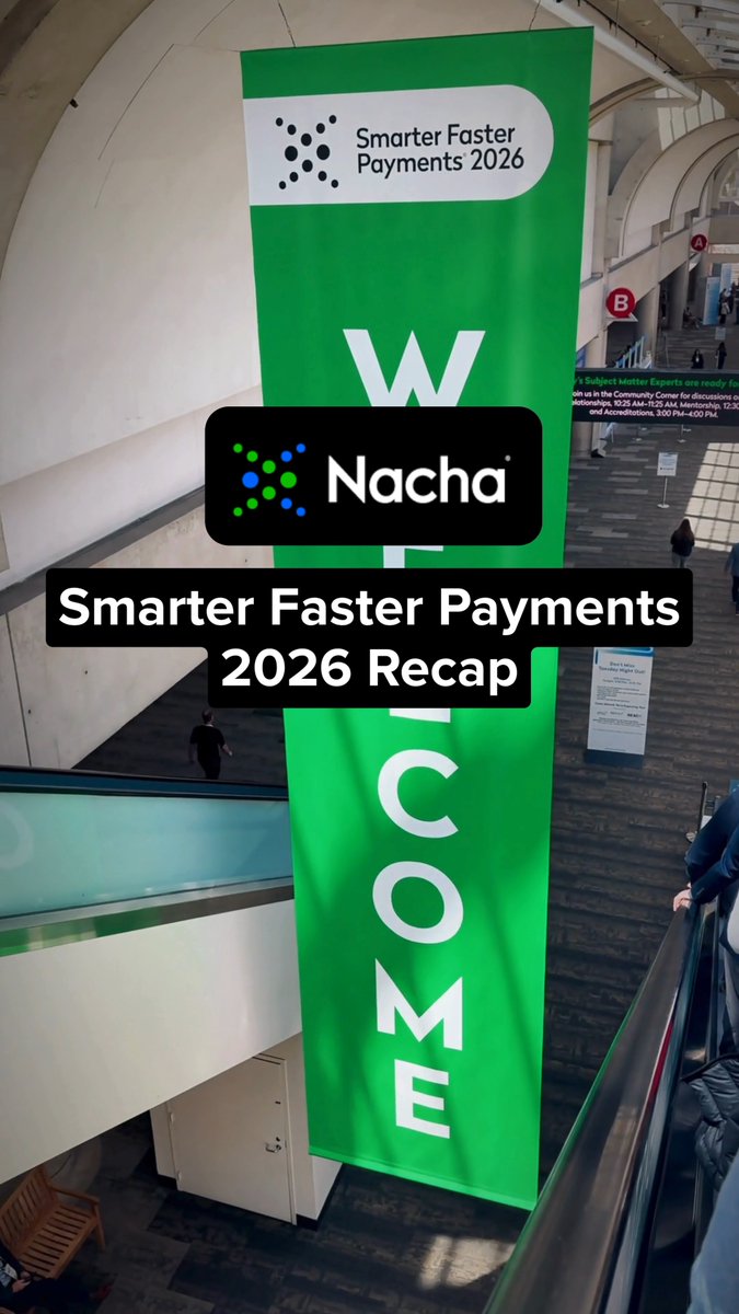 An inside look from Nacha's Smarter Faster Payments 2026. 📸 From ACH to instant settlement, payments infrastructure is entering a new era. #ACH #Payments2026 #Blockchain