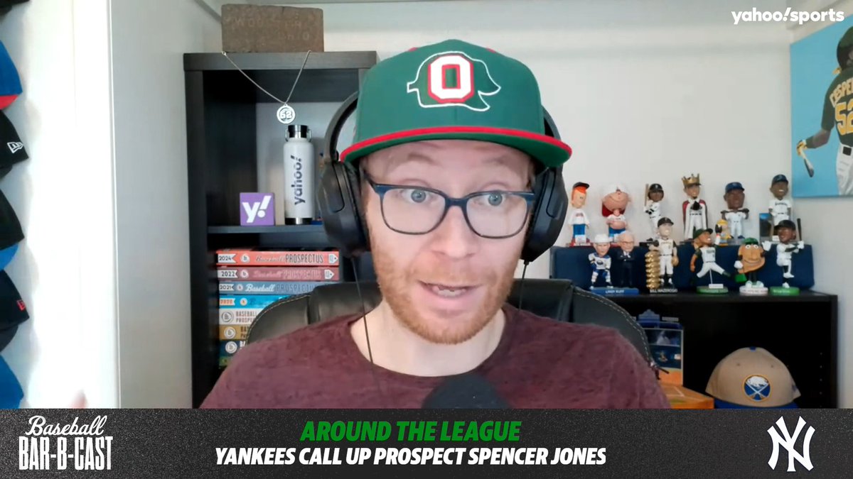 .Céspedes Family BBQ breaks down Yankees top prospect Spencer Jones as he makes his MLB debut 👀 (via Baseball Bar-B-Cast)