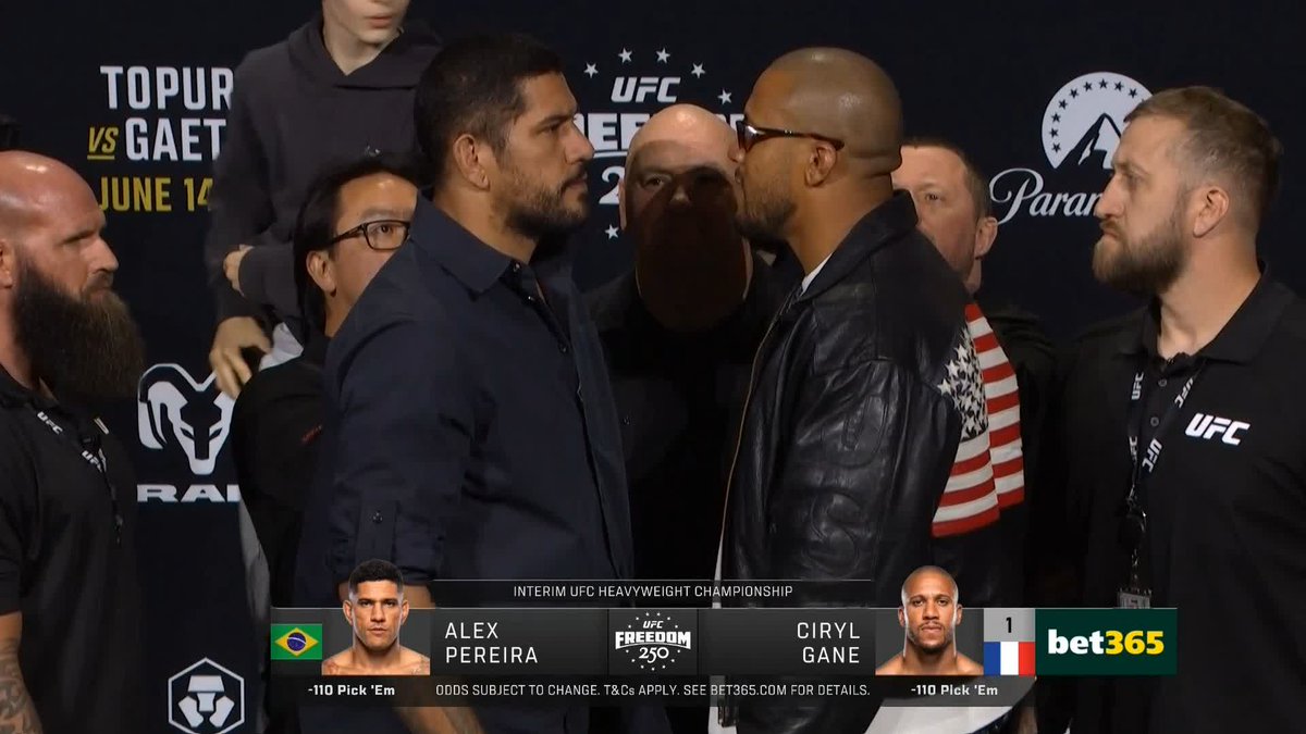 CIRYL GANE PORTERA LA FRANCE SUR LE TOIT DU MONDE LE 14 JUIN ! 🇫🇷✨ LE FACE-À-FACE AVEC ALEX PEREIRA 🔥🔥🔥 #UFCWhiteHouse