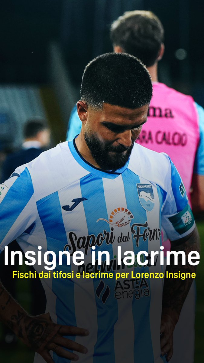 Pescara e Spezia salutano la Serie B ❌ Fischi dai tifosi 🗣️ e lacrime per Lorenzo Insigne 😢 #PescaraSpezia #SerieBKT #DAZN