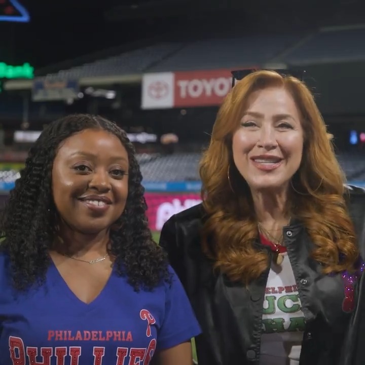 It's Teacher Appreciation Night here at the ballpark, so we got a few of our friends to help us thank those in attendance for all they do for students across Philadelphia 👏 Abbott Elementary x #RingTheBell