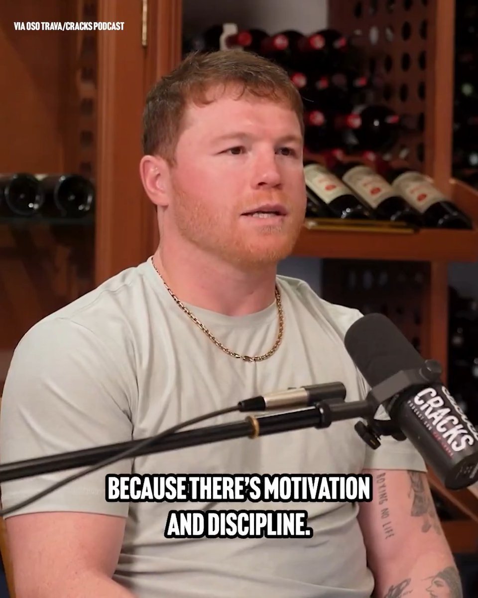 Canelo Alvarez describes the difference between motivation and discipline 👏 #CaneloMbilli l September in Riyadh 🥊