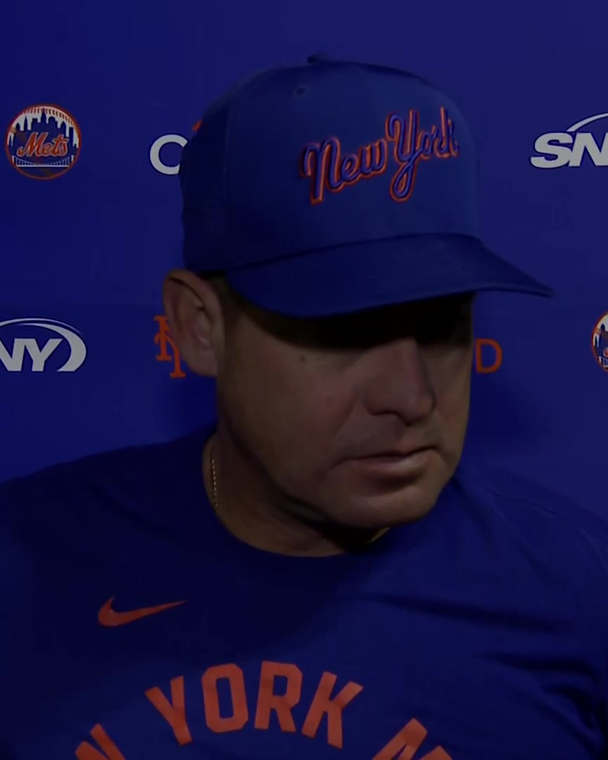 Carlos Mendoza on Carson Benge batting 5th tonight "He's not missing pitches, using the whole field, pulling the ball when he needs to, going the other way if he has to too - that's why he's in there today"