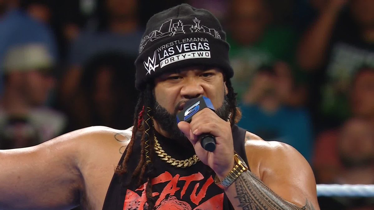 "I'm taking that TITLE" 🔥 Jacob Fatu is READY for Roman Reigns at Backlash! #WWEBacklash streams tomorrow at 6 ET/3 PT on the @ESPN App with ESPN Unlimited! Catch the second hour of Countdown to #WWEBacklash and the first hour of #WWEBacklash LIVE on ESPN2!