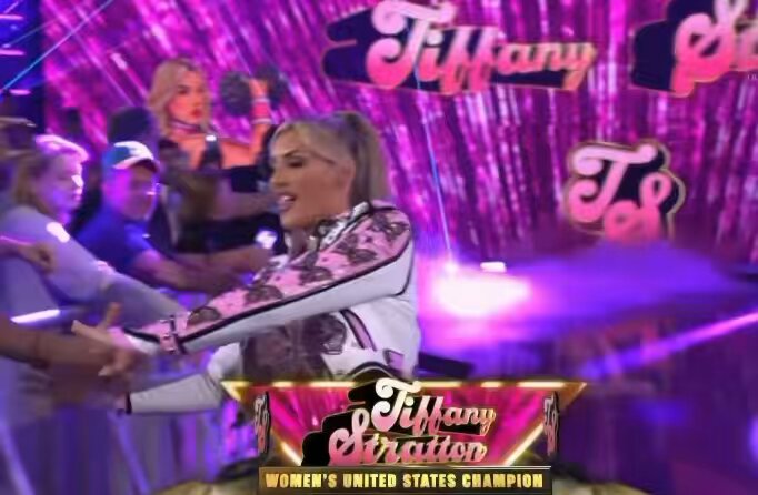 TIFFANY STRATTON HAS ARRIVED TO PUT HER US TITLE ON THE LINE #Smackdown