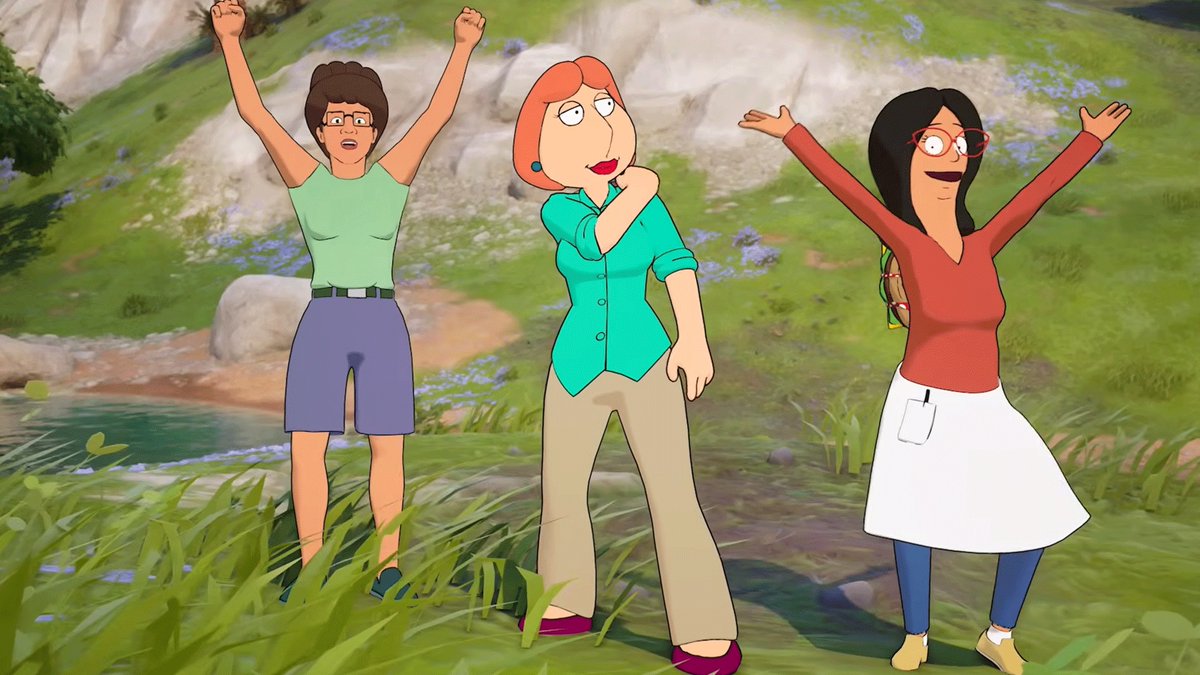 Lois Griffin, Linda Belcher, and Peggy Hill are dropping into Fortnite, just in time for Mother's Day!