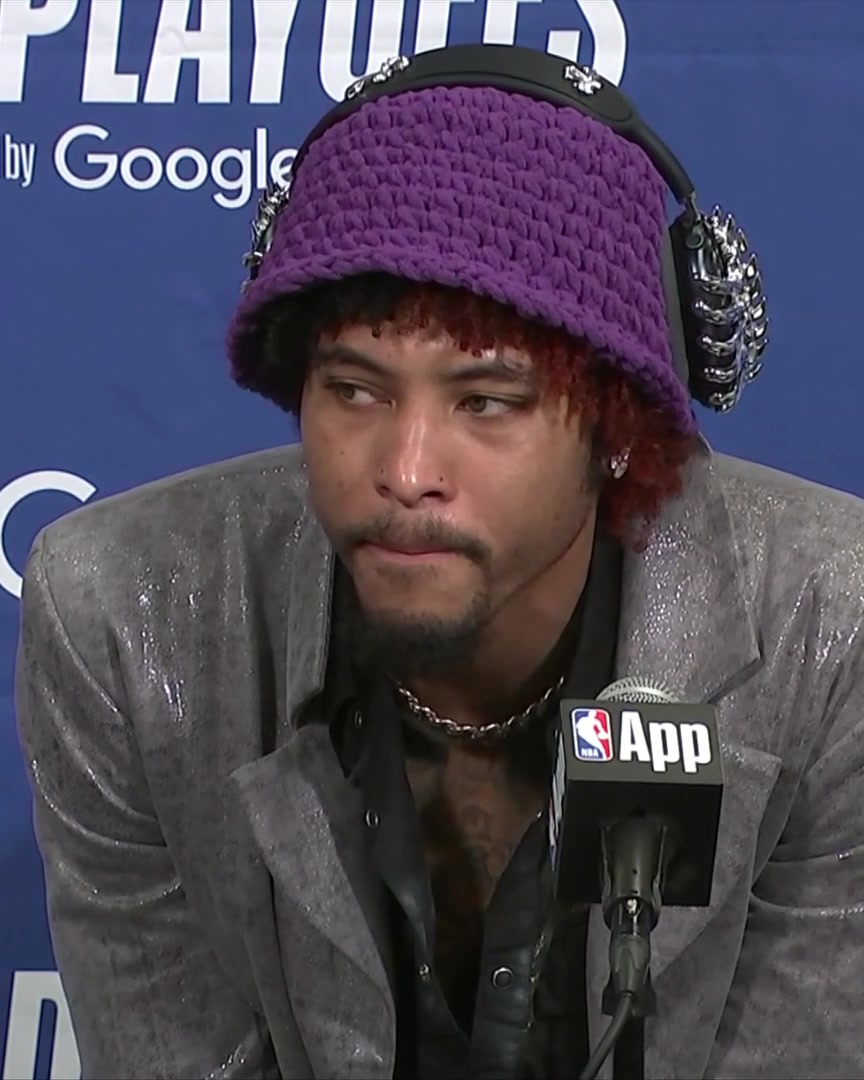 "JB's a great player. He's going to figure out how to be effective because his team needs him to be so. At the end of the day, it's up to us to try to just slow him down a little bit." Kelly Oubre Jr. talks about the 76ers' defense on Jalen Brunson: