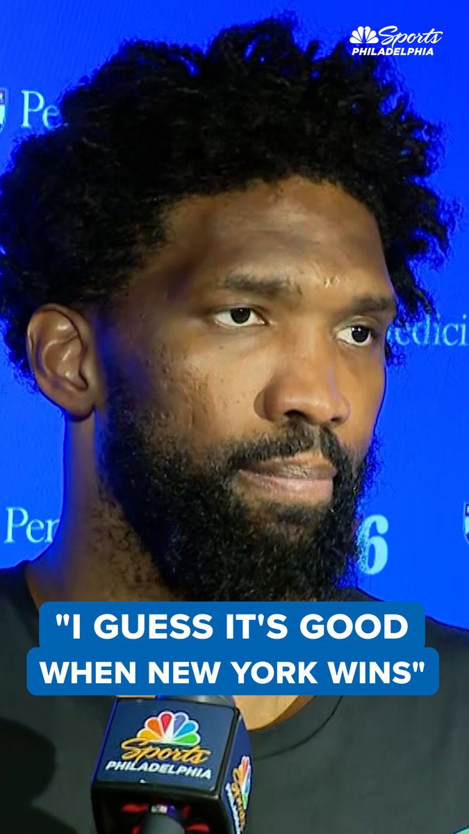 "I guess it's good when New York wins." 👀