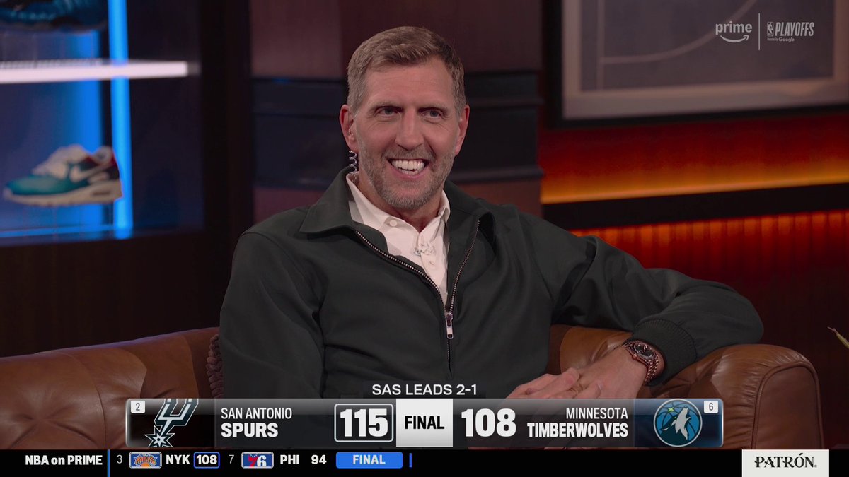 "Spurs just keep getting lucky" 😅 Dirk has seen a lot of Spurs' excellence 😂 Dirk Nowitzki