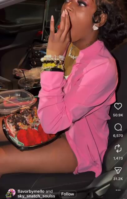 everything here is totally alien to me… not just the way she eats, the location in which she is eating, but the food itself it may as well be from mars
