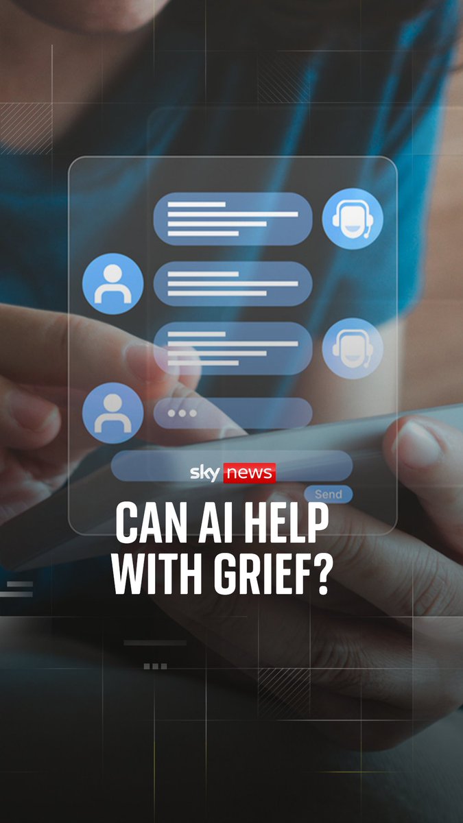 Once a Black Mirror plot - now a reality - a growing number of tech firms are offering people the chance to feel connected with lost loved ones through AI. Critics argue AI can complicate the healing process. Sky’s Gemma Peplow 💙 reports