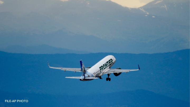 🚨BREAKING: 🇺🇸 A jet hit a person on the runway as it was taking off from Denver to LA. One of the engines caught fire, and the pilot quickly evacuated passengers from the Frontier Airlines flight.