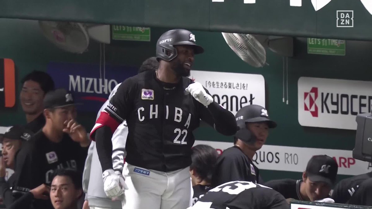 POWER❗️❗️ 難しいコースをスタンドへ😯 ポランコ 左中間への勝ち越しホームラン ⚾️ソフトバンク×ロッテ #chibalotte #だったらDAZN