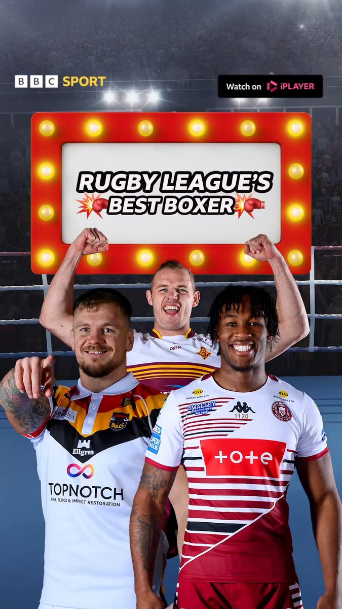 🗣 "Tom Burgess' head is huge!" 😲 With heavyweight Betfred Challenge Cup semi-finals on the same weekend as #WardleyDubois, kevin john brown picks his best boxer in rugby league 🥊💥