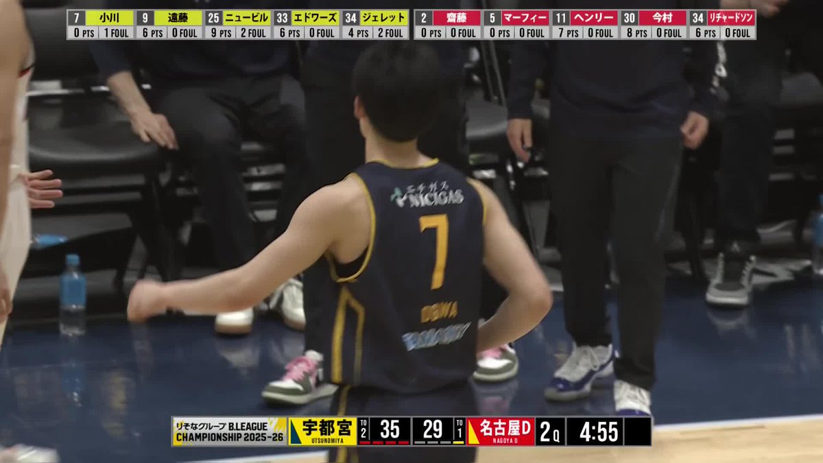 5/9(土) CS QF Game1 名古屋D戦 2Q #7 小川選手が鋭いリングアタックから得点！！ ▼バスケットLIVE #小川敦也 #BREXNATION #Transcend #BREX