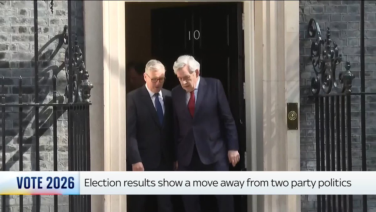 BREAKING: Former Prime Minister Gordon Brown meets with Sir Keir Starmer in Downing Street as part of PM’s ‘next steps’ plan 📺 Sky 501, Virgin 602, Freeview 233 and YouTube