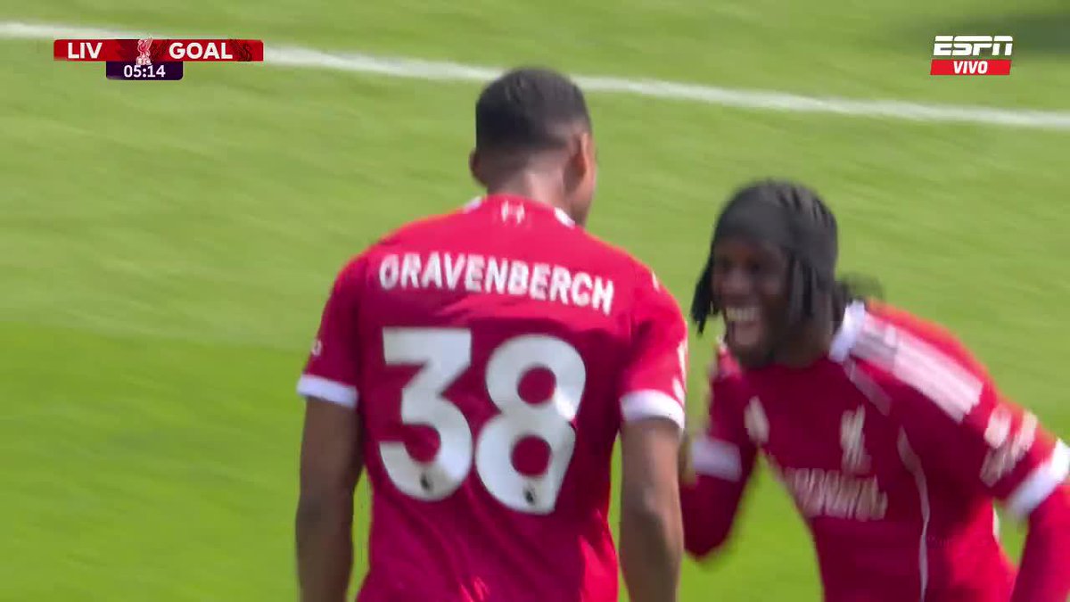 🤯🎯 QUÉ GOLAZO DE GRAVENBERCH Y LIVERPOOL YA LE GANA A CHELSEA EN 5'.