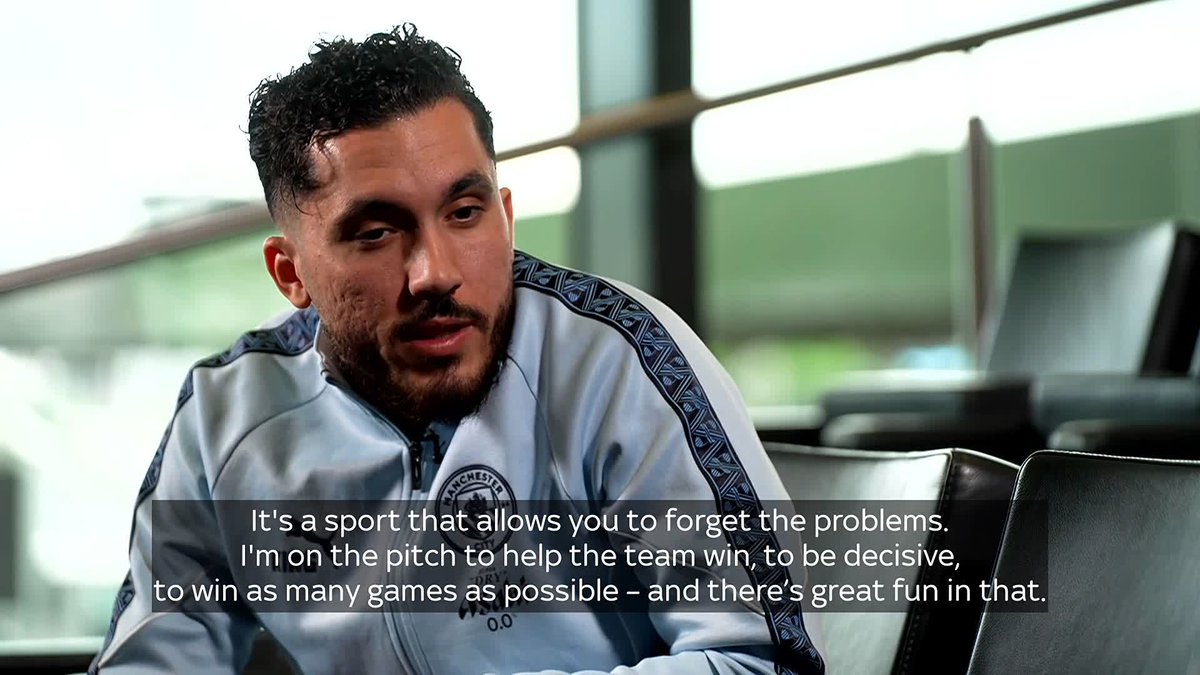 "It's a form of art" Man City's Rayan Cherki on why he feels it's important to express himself creatively on the pitch 🎨