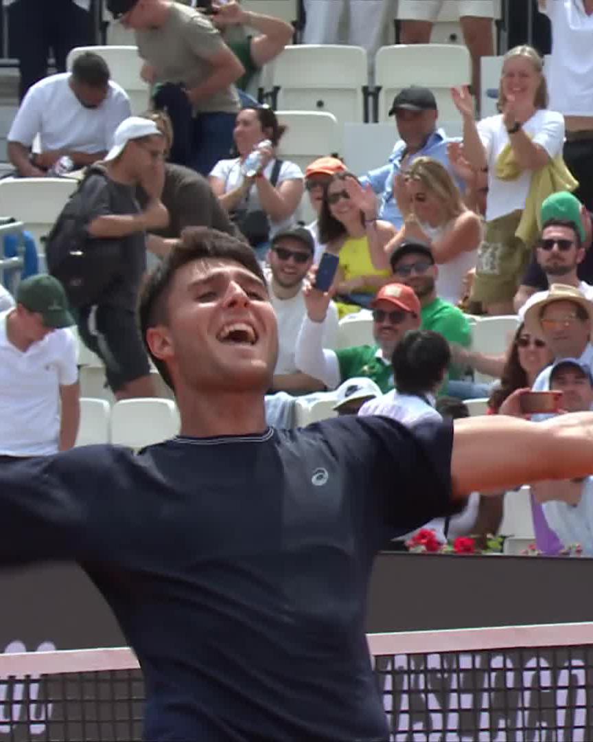 Breaking new ground 🙌 Pablo Llamas Ruiz reaches the third round of a Masters 1000 for the first time thanks to a 6-4 3-6 7-6 win over Corentin Moutet 🔥 #IBI26