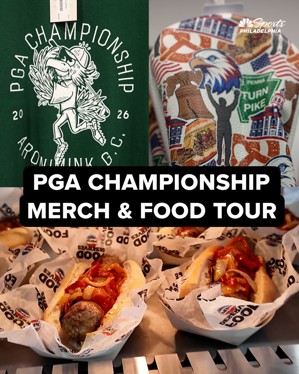 Heading to the PGA Championship next week? Ashlyn Sullivan has you covered with all things merch and food at Aronimink Golf Club.