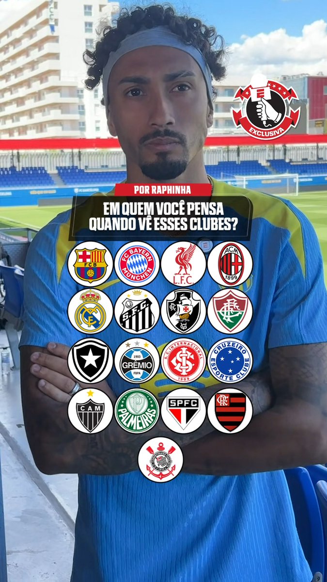 EM QUEM O RAPHINHA PENSA? Antes de El Clásico, perguntamos para o Raphinha quem ele lembra de cada um desses times e essa foi a resposta! ASSISTA ao El Clásico entre Barcelona e Real Madrid neste domingo (10), às 16h (de Brasília), AO VIVO pela ESPN no Plano Premium do #DisneyPlus! #LALIGAnaESPN #ElClasicoNaESPN #Barcelona #Raphinha