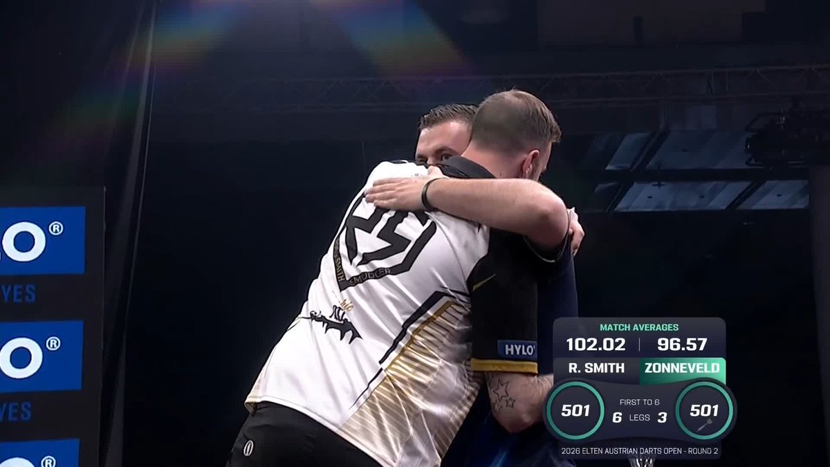 SMUDGER STEAMS ON! 🤩 An excellent display from Ross Smith, who average 102 in an impressive 6-3 victory against Niels Zonneveld! Could the former European Championship winner clinch a maiden European Tour title this weekend? 📺 #ET6