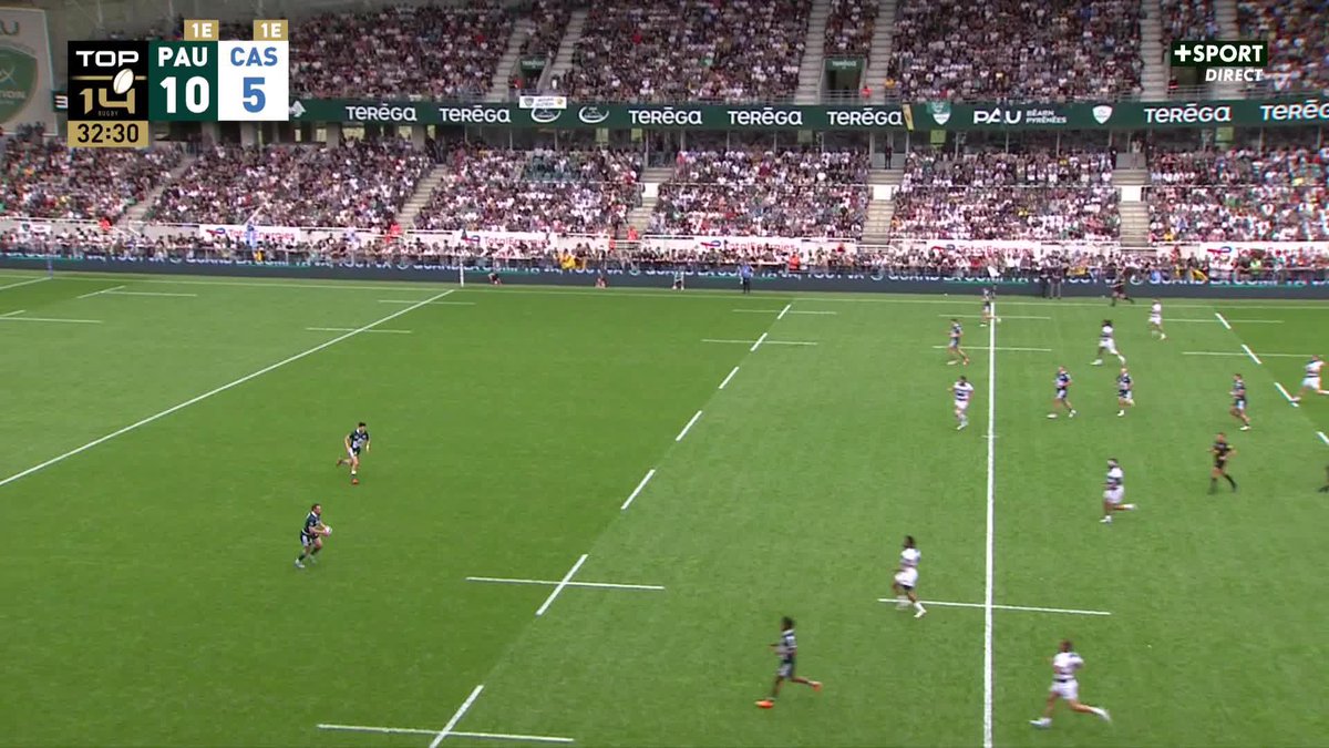 Si ce n’est pas nominé pour l’essai de l’année… Quelle action collective MAGNIFIQUE de Castres et quel essai !!!!