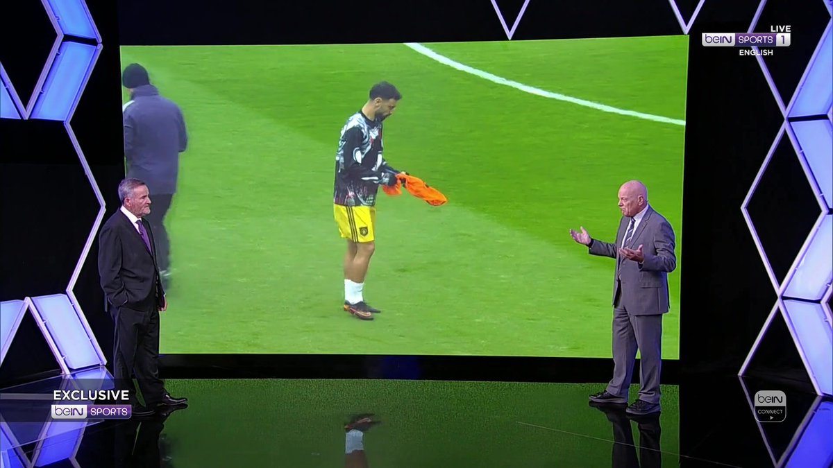 🗣️ "Remind me what United have won? Nothing! Declan Rice is on the cusp of a historic double!" Richard Keys & Andy Gray react to Bruno Fernandes winning the FWA Footballer of the Year award... #beINPL #MUFC