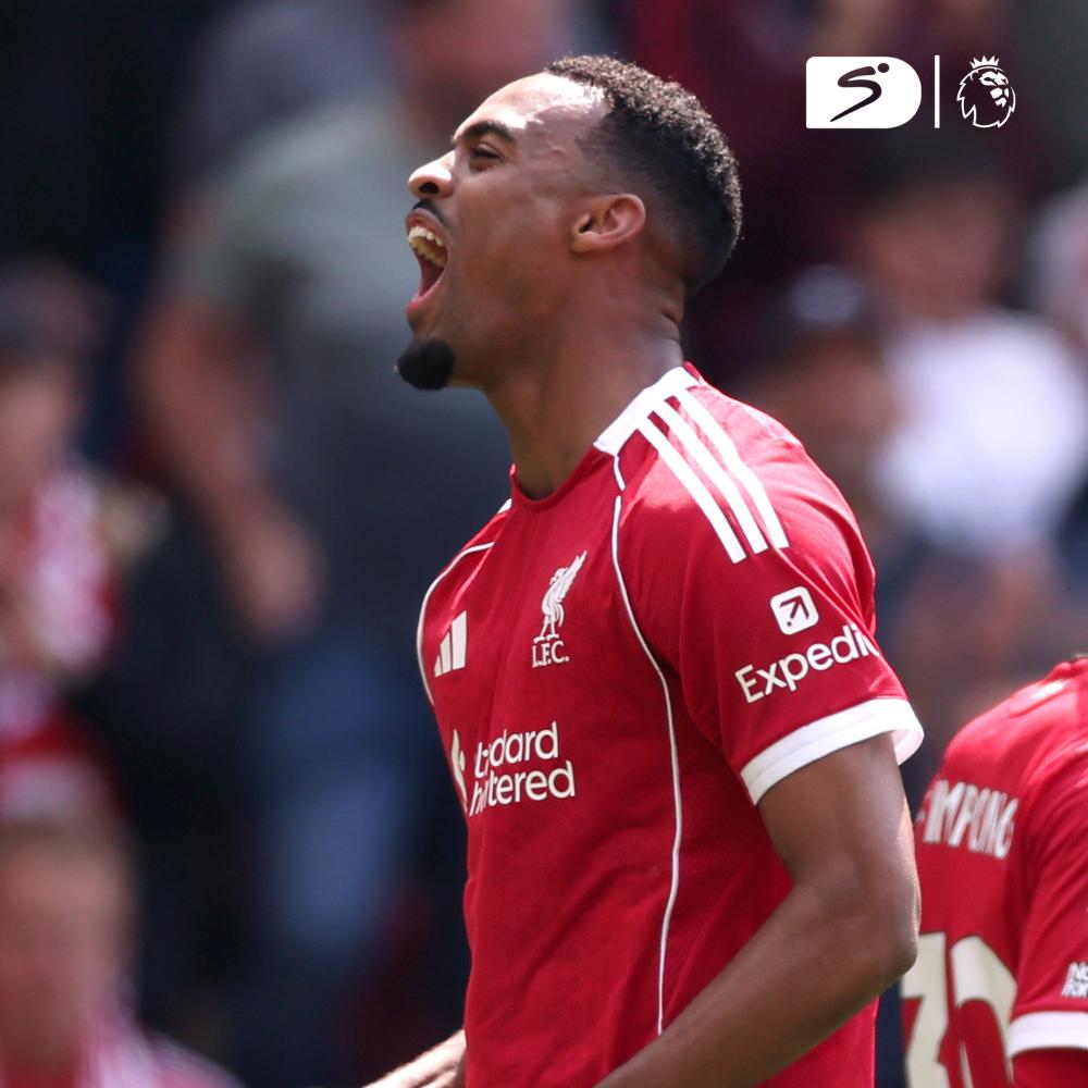 Sharp shooting from Ryan Gravenberch 🚀 He brings his goal tally for the Premier League season to five.