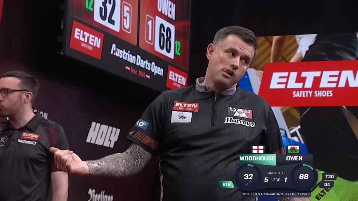 WOODY CRUISES PAST OWEN! A comfortable win for Luke Woodhouse, who beats Rob Owen 6-1 in the penultimate game of this afternoon's session! 📺 #ET6