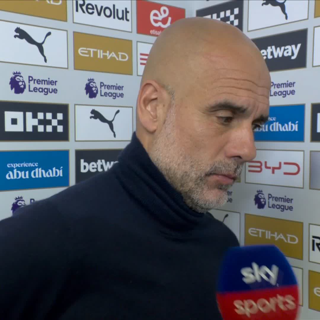 "Take the result, and go to sleep!" Pep Guardiola isn't giving much away on the importance of today's game for Man City 👀
