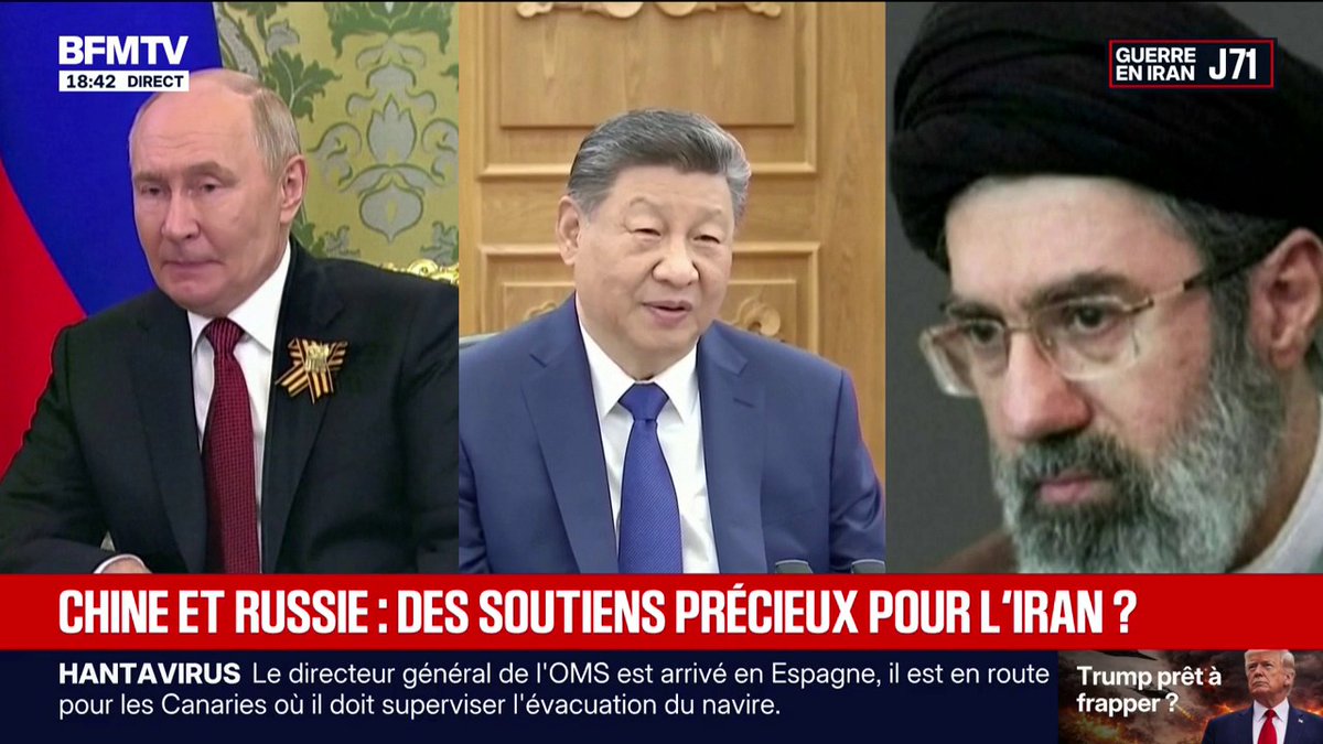 Chine et Russie, des soutiens précieux pour l'Iran ?: "On a du mal à comprendre qui sont les amis, les ennemis de Donald Trump", analyse Frédéric Martel, écrivain