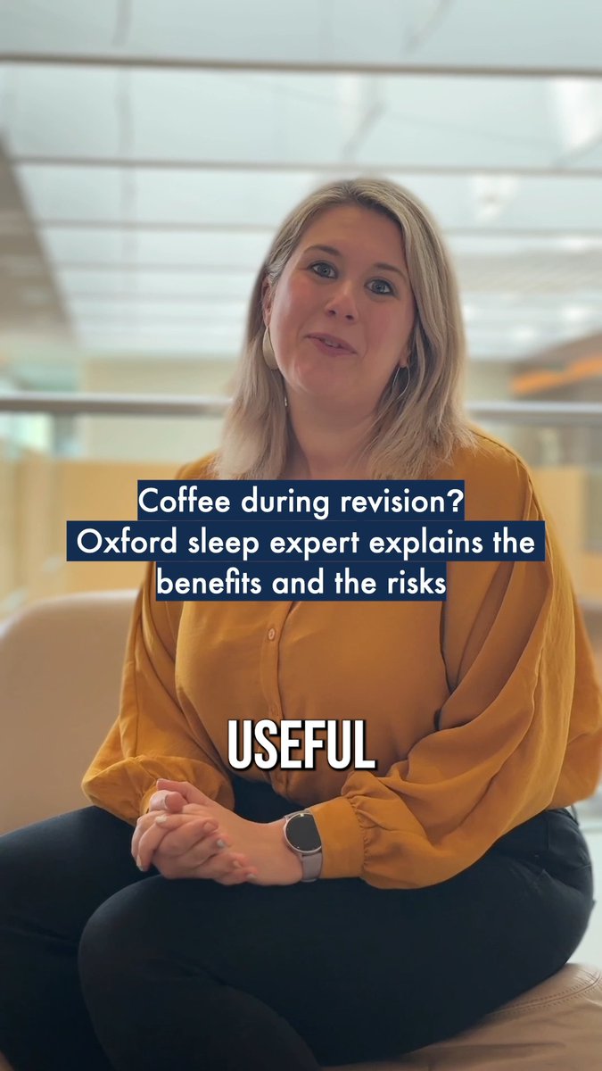 'Don’t drink coffee within six hours of bedtime.' Dr Rachel Sharman, from the Nuffield Department of Clinical Neurosciences, explains how coffee can boost focus when revising, and why timing matters.